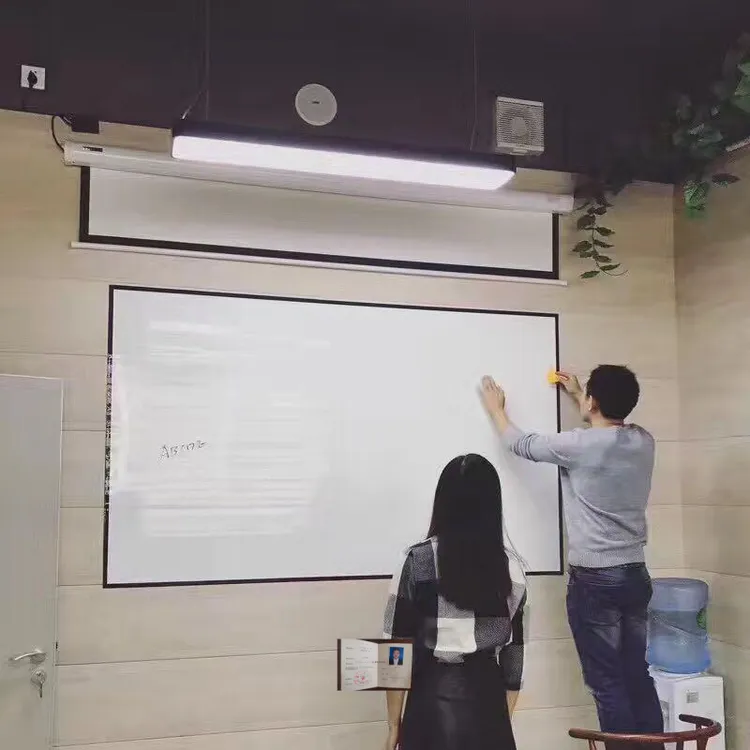 磁性软白板墙贴可擦写办公教学涂鸦黑板墙挂式写字板定制家用儿童