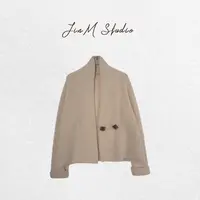 Jinmstudio丨【冬日暖茶】1OO山羊绒细腻亲肤LP开衫602501A5674