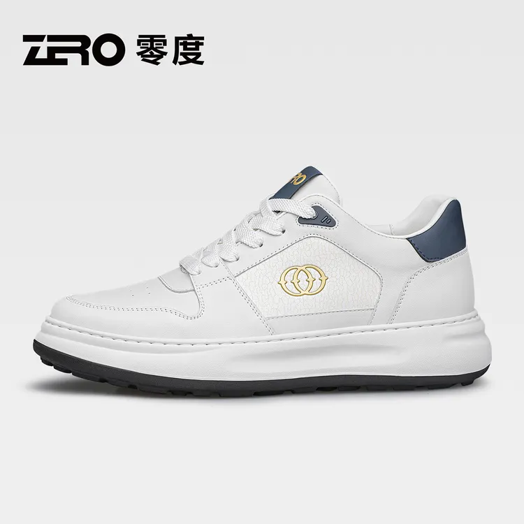 ZRO零度透气增高运动休闲鞋男士白色时尚休闲鞋秋季潮流鞋子53970