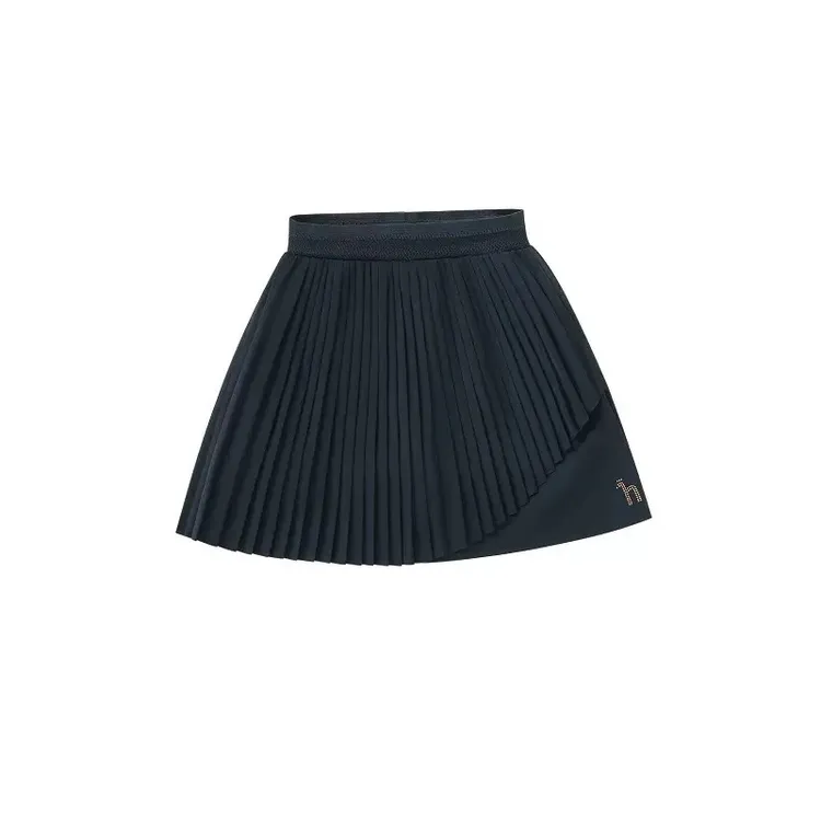 儿童纯色运动百褶裙【内置打底裤】女童轻薄速干透气网球裙半身裙裤