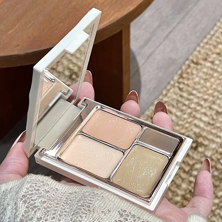 幻影小熊裸感遮瑕膏四色调色提亮修瑕轻乳质地持妆不卡粉