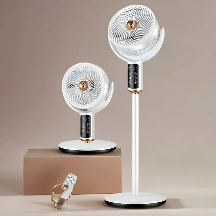 NINTAUS/金正空气循环扇夏季新款静音台立式大风力家用落地电风扇