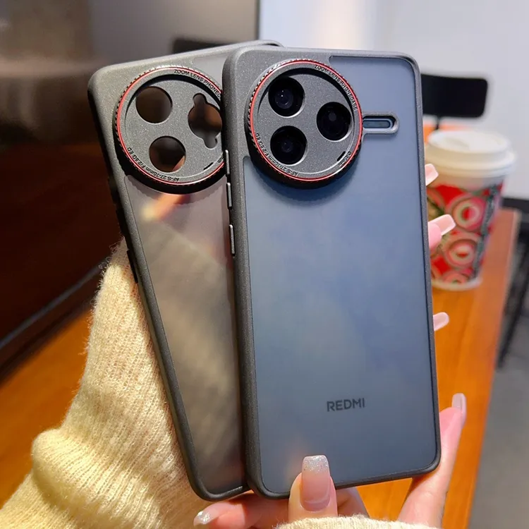 适用红米K80手机壳K80Pro半透磨砂Redmi防摔保护壳抗指纹高级潮流