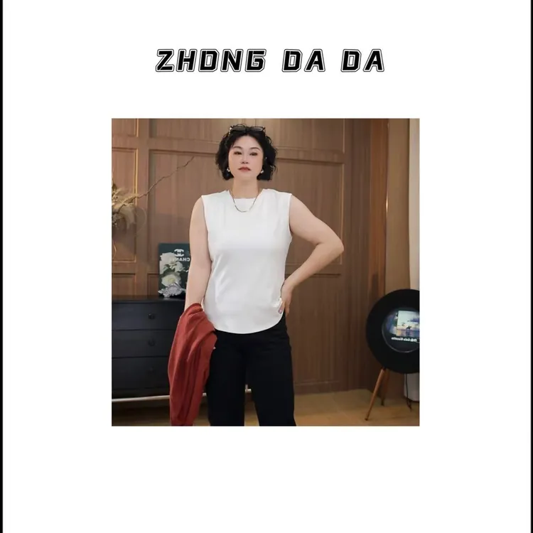 ZHONG大大【】2025秋季新款休闲百搭无袖背心显瘦舒适内搭615*