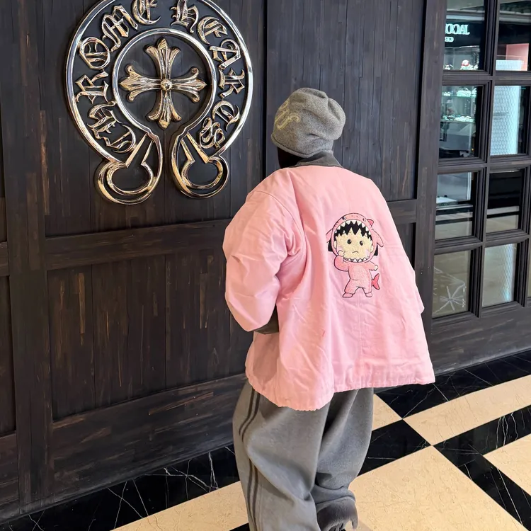 【陶格】休闲卡通刺绣百搭宽松大外套TG25D4C4243