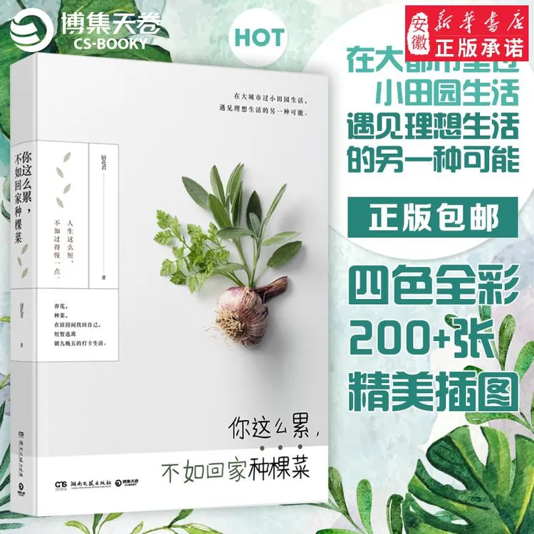 【新华书店旗舰店】你这么累不如回家种棵菜 厨花君