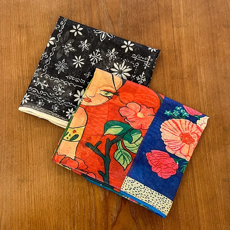 美丝宸65*65薄丝绵方巾百搭时尚丝巾防晒包头空调房外搭领巾