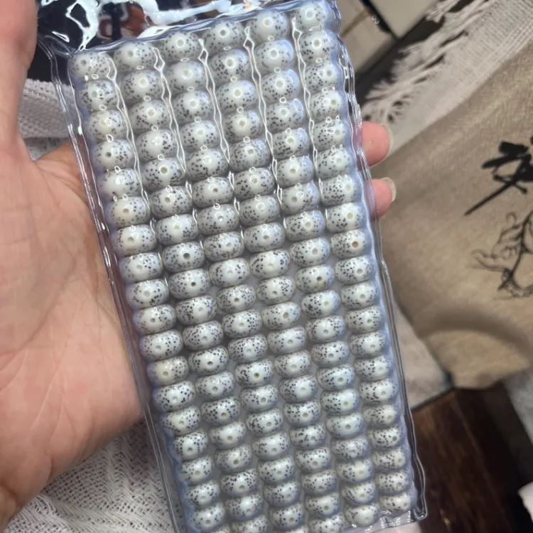 海南原生态星月菩提脱脂顺白桶珠男女情侣长串项链108颗毕业级