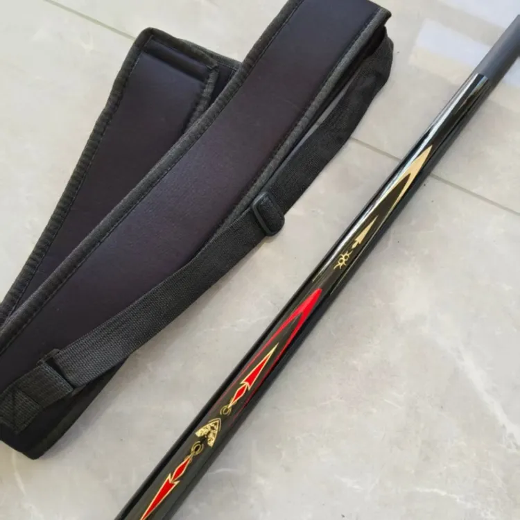 黑科技一体通杆台球杆适用于中式黑八美式九球加重冲杆