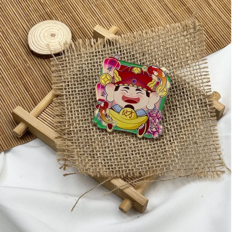 财神爷冰箱磁吸创意新款冰箱磁铁可爱网红冰箱磁吸贴爆款冰箱贴