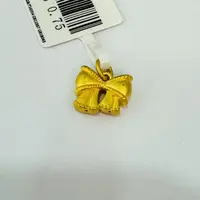 【木木专享】足金999饰品蝴蝶结 0.75 GP