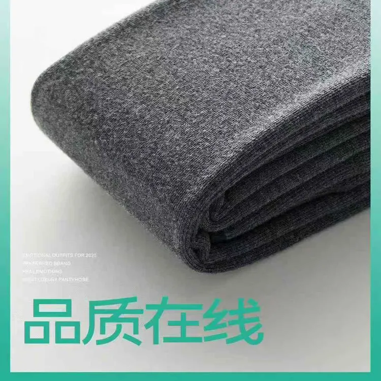 9825女士冬季加绒加厚高腰森系塑型瘦腿细条纹裤袜3.0显瘦打底裤