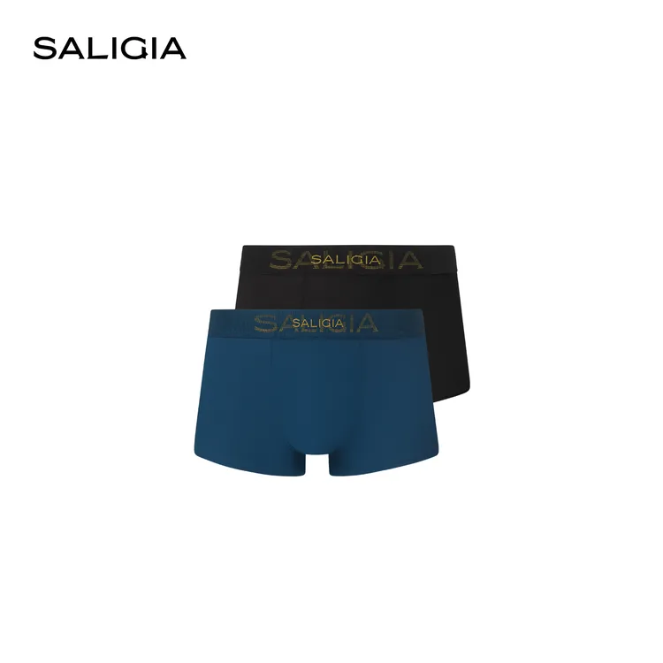 SALIGIA肌能速动5A抗菌蜂窝呼吸感机能织物男士平角内裤