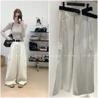 【 甜酷属性】 加厚牛仔工装裤 