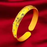 足金999手镯精美时尚国潮风款足金满天星手镯【婷姐】【证书+礼盒】