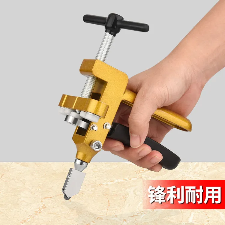 瓷砖开界器多功能手握式玻璃刀开片器新款瓦工工具定位器