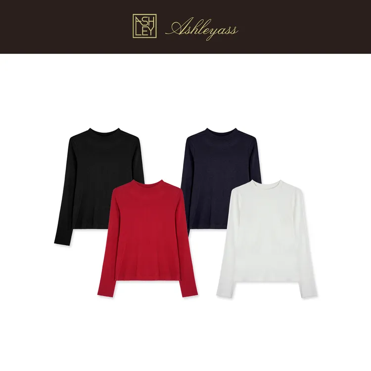 【ASHLEYASS】“新疆长绒棉120支高密打底T”亲肤打底衫LSS251884S