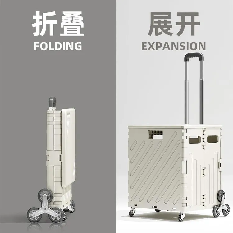 日本买菜车小拉车便携折叠购物车野餐推车家用拉杆车拉货取快递