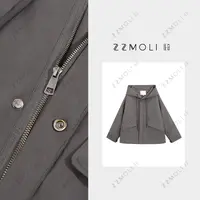 ZzMoLi征真 时尚加棉派克服新款潮牌女装加厚连帽短外套ZBY82072