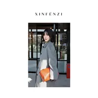 【爱的正好】XINFENZI TEXCO进口M同源羊驼王炸大衣 WJK37651