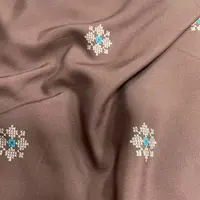 【绒兰】袋鼠国订单! 棉绸布料莱赛尔升级款 244号  咖啡冰雪花