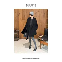 BUUYIE【烨序】羊毛羊绒高级感西装外套宽松休闲毛呢外套251178