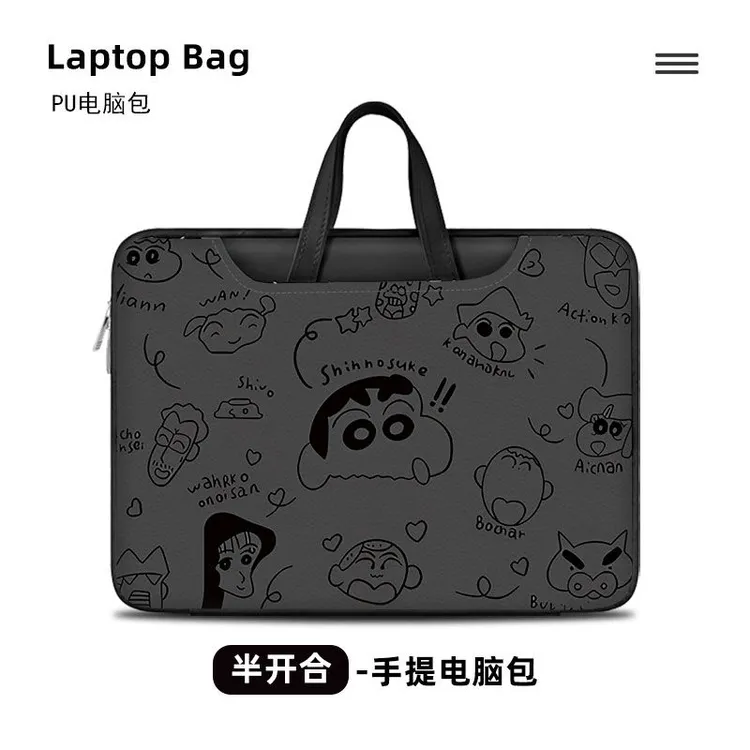 蜡笔小新笔记本电脑包14寸手提电脑袋拯救者15.6寸联想华为苹果