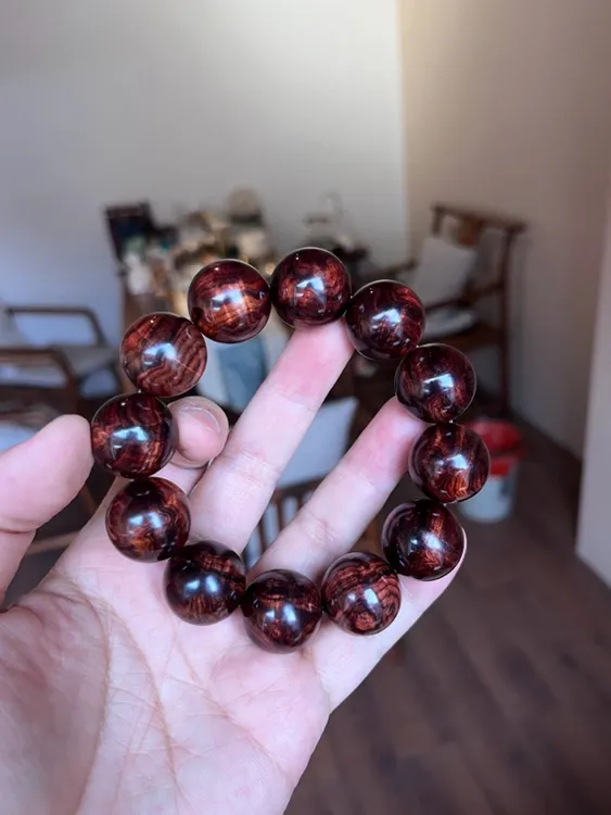 海南黄花梨老油梨水波纹2.0