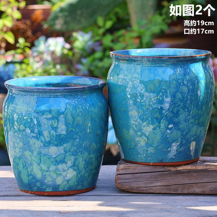 大口径透气多肉花盆适合兰花蝴蝶兰等居家使用