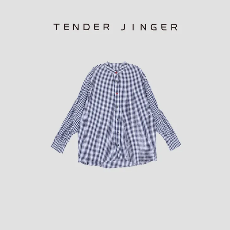 Tender Jinger纯棉经典格纹衬衫T53YGG30982