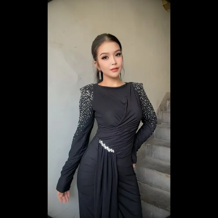 5130【包邮】气质时尚高级简约大气千金名媛女装连衣裙