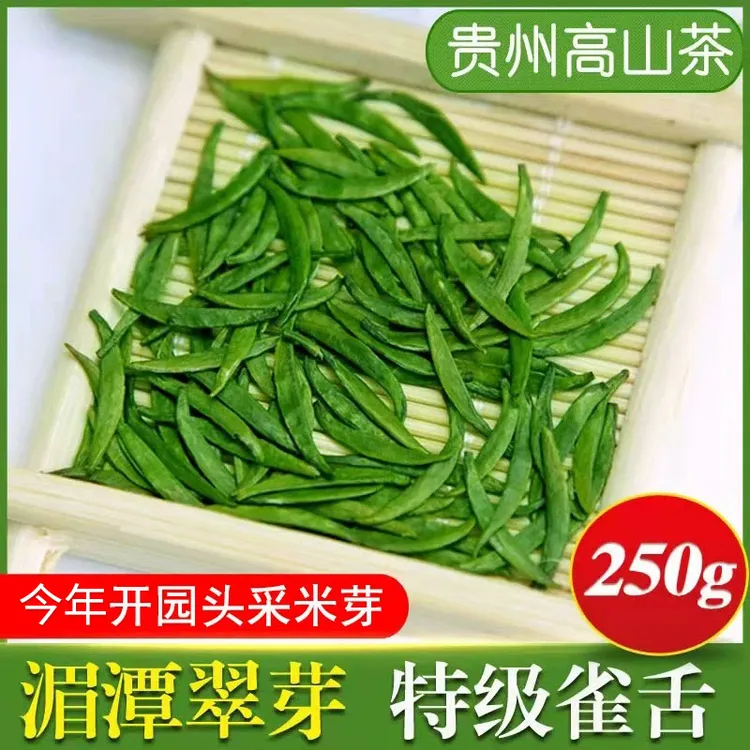 SSS湄潭翠芽产地直发 尊品头春明前雀舌绿茶2025新茶嫩芽浓香型