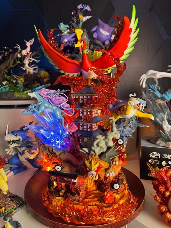 【全款现货 48小时】场景凤王可发光手办摆件