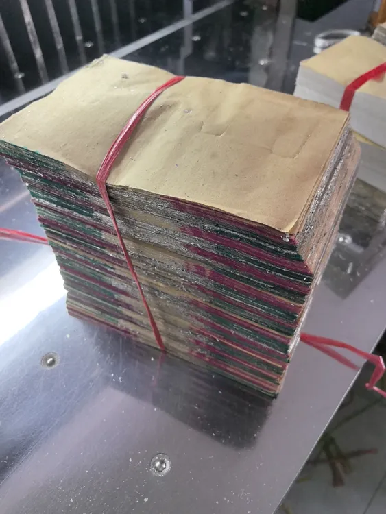 绍兴手工锡箔纸   绍兴纸 三面毛  145*215  加厚