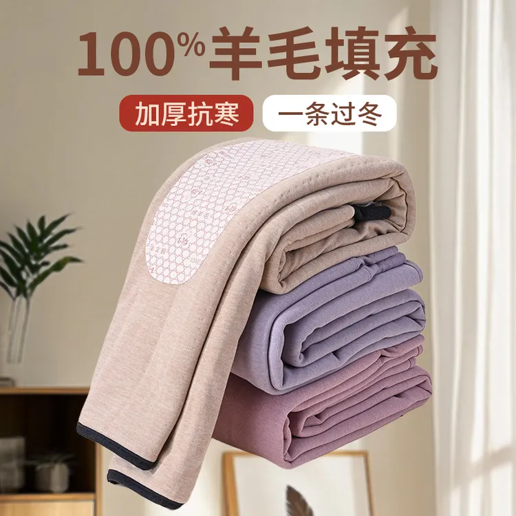 冬季加绒加厚羊毛棉裤女士内穿打底裤东北特厚护膝高腰大码保暖裤