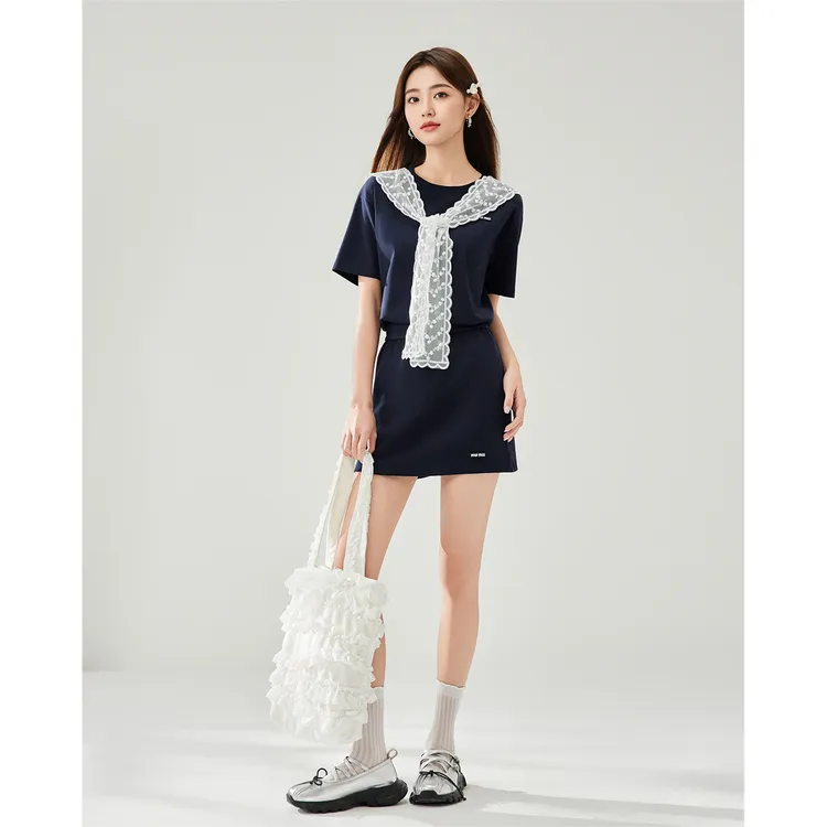 IEF/爱依服时尚套装2025春夏新款韩版甜美休闲运动风显瘦上下套裙