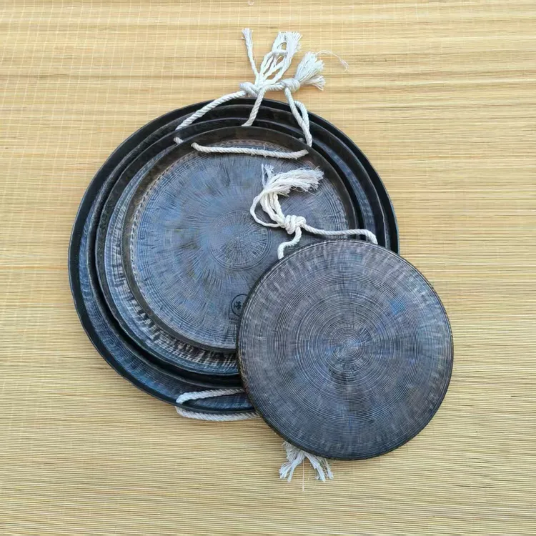 海鸥专业青铜平面锣老式平底锣平面锣老式铜锣