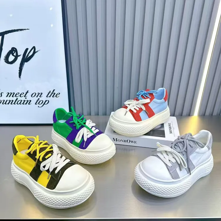 《6厘米》系带透气时尚休闲鞋两穿休闲鞋鞋子潮鞋低帮时尚百搭单鞋