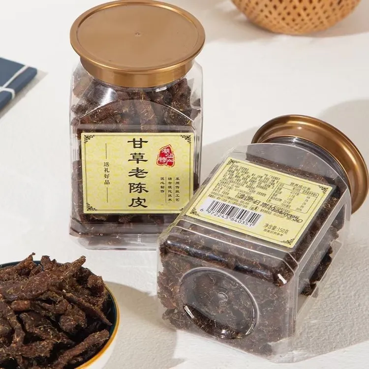 正宗秘制甘草老陈皮零食开胃消食泡水休闲办公室解腻陈皮润喉化痰