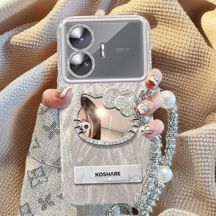 全包摄像头真我GTNeo5手机壳羽纱KT猫镜子realmegtneo5软壳RMX370