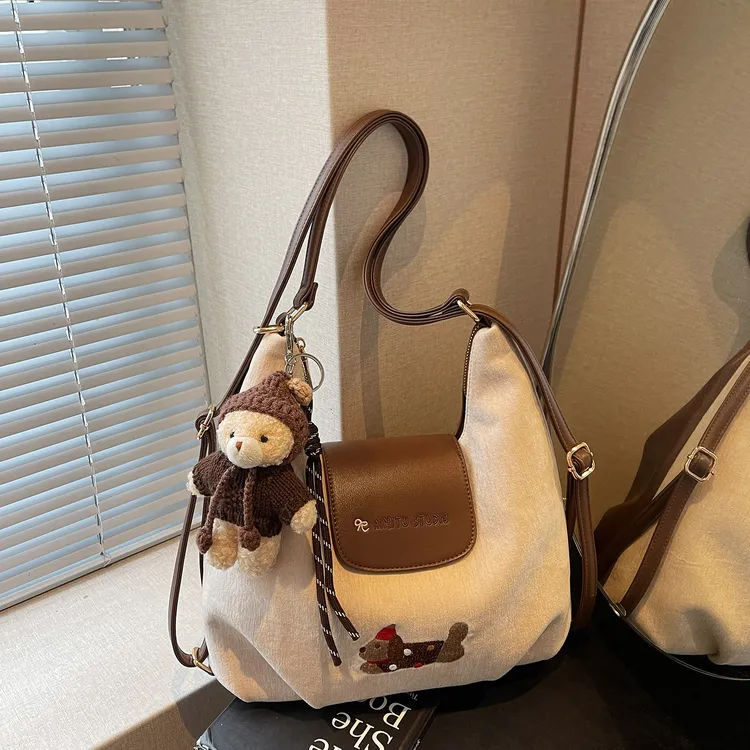 艾米兔 X COOLE女包2026新款休闲通勤双肩百搭大容量单肩托特包