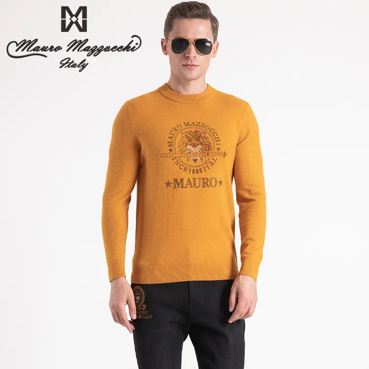Mauro/玛路男士圆领毛衫针织时尚休闲舒适百搭保暖秋冬季4309