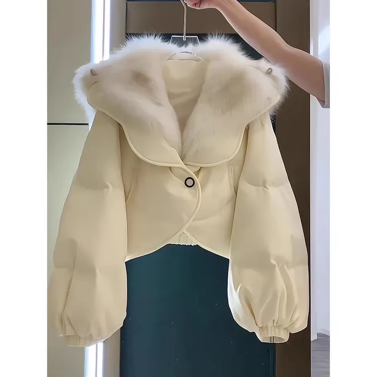 2025新款冬季棉服女加绒加厚短款面包服外套小香风高级感棉服女装