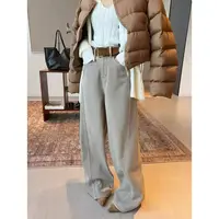 zy@87339 加绒～韩系时尚百搭显瘦牛仔裤 （裤长101 s腰围66）