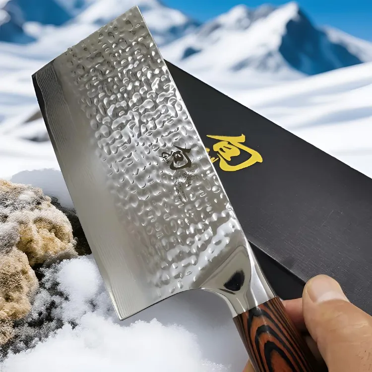 日式外贸旬72层锻打菜刀刀具厨具家用