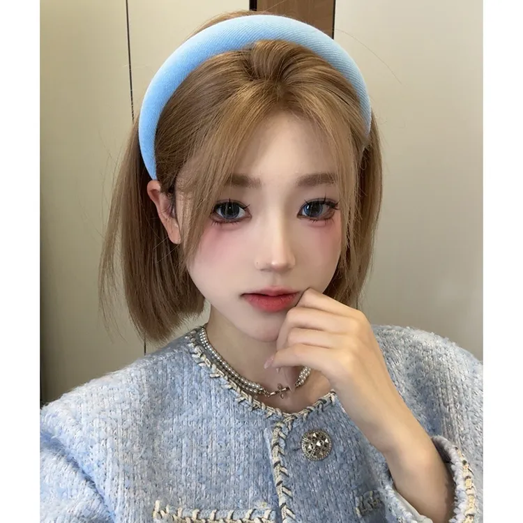 【香槟琬琬】假发女网红短发lolita时尚气质BOBO头直发jk全头套