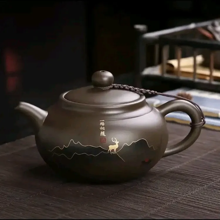 原矿紫砂壶大容量朱泥紫泥仿古壶家用泡茶西施壶单壶纯手工茶道壶