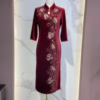 依诺 2302 旗袍连衣裙