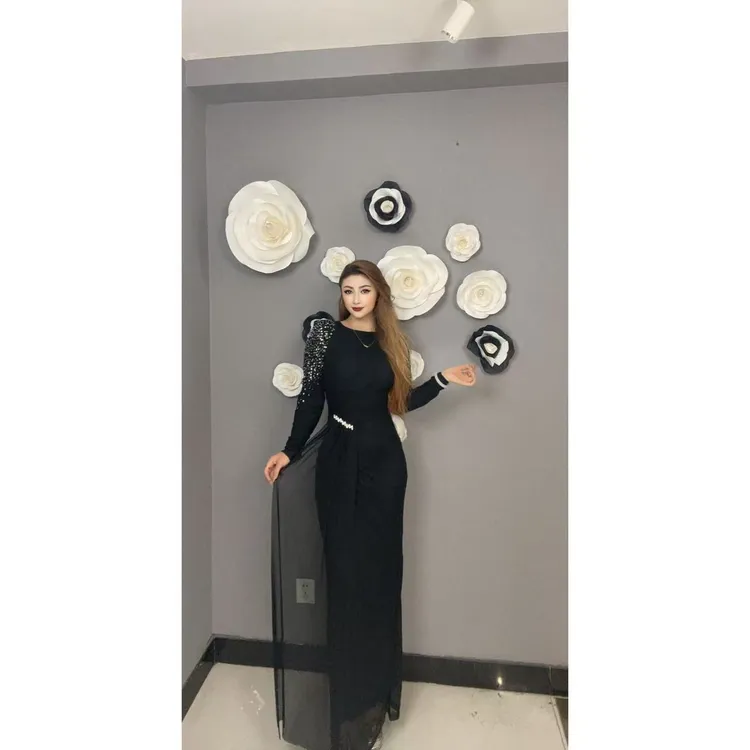 5130【包邮】气质时尚高级简约大气千金名媛女装连衣裙