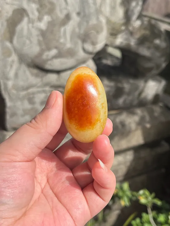 【底价已开价】74.73克和田玉红皮手把件图文012